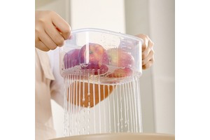 High Quality Custom Stackable Small Storage Bins, BPA-Free Meal Prep Containers, Kitchen Storage Baskets With Vent Holes