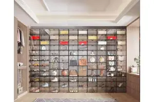 Top Sale Stackable Storage Bins Shoe Box Transparent Top 10 Best Selling Plastic Basket Custom Shoe Boxes With Logo