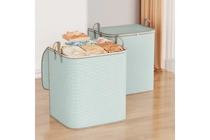 Hot Sale Clothes Storage Foldable Blanket Storage Bags Storage Containers for Organizing Bedroom Closet Clothing Comforter
