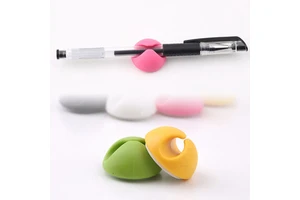 New Multi-Purpose Adhesive Desktop Wire Organizer Silicone Cable Management HOOK LOOP Strap