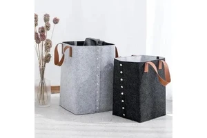 OEM ODM Felt Clothes Long Storage Basket Strong Under Bed Storage Bins with Functional Design Use As a Bag