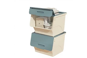 Plastic Eco-friendly Dustproof PP Storage Box for Shoes and Clothes Multi-functional Home Organization Cupboard