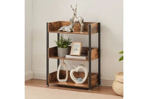 Customized Modern Convenient Wood Wall Mounted Corner Storage Rack for Living Room Handmade Durable Sustainable