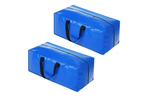 Large Capacity Waterproof Moving Bag Customized Reusable PP Woven Shopping Storage Bags With Handle
