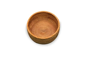 Handmade Woven Storage Jute Basket with Handles Natural Laundry Toy Towels Blanket Storing Multiple Items Home Decoration Gift