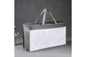 Non-woven Customized Size Blanket Bags Home Textile Storage Organizer Packing Bags for Clothes Bag
