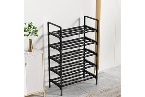 High Quality Adjustable Shoe Rack Portable Multi Layer Home Save Space Thickened Steel Pipe Rack Shoe Storage Cabinet