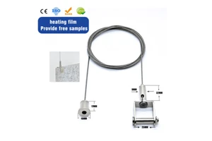 Custom OEM Stainless Steel Wire Rope Clip Wire Suspension Kit For Acoustic Panel Suspension 1.0-3.0mm Hanging Accessories