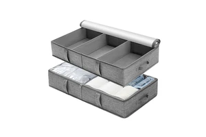 Customizable Popular Foldable Non-Woven Fabric Cubes Under Bed Cloth Storage Box