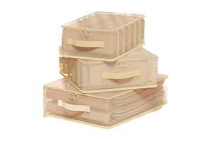Seasonal Foldable Quilt Clothes Organizer Compartment Drawer Box Storage Bag Household Wardrobe