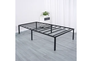 Modern Adjustable Storage Single Iron Frame Bed 1.8 Hollow Box Packaging Metal Steel Bedroom