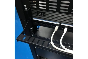 Customizable Server Rack Cable Management Lacer Bar Heavy Duty Steel Cable Organizer for Network Cabinets