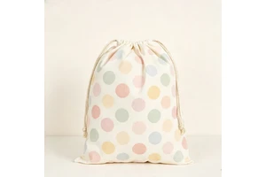 Classic Canvas Drawstring Storage Bags Reusable & Portable Custom Design for Jewelry & Cosmetics Recyclable Gift