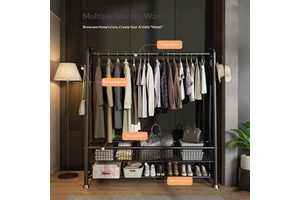 Hot Sale Hat Coat Hangers Floor Wall Mounted Clothing Rack Heavy Duty Storage Durable and Sturdy Custom Clothing Racks