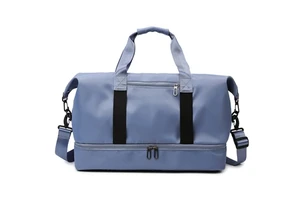 Customized Logo Yoga Fitness Gym Sports Bag Wet And Dry Separation Swimming Travel Bag Shoe Box Duffel Bag Weekend Sports Bag