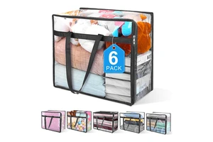 PVC Transparent Under Bed Storage Bags Maximize Space with Easy Access Organizers