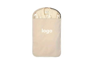 Custom Logo Household Nylon Clothing Dust Cover with Visible Window Hot-Selling Cross-Border Coat Jacket Storage Bag