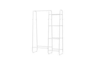 Modern Design Multi Functional Metal Standing Type Storage Coat Rack for Wardrobe and Living Room Clothing Organizer