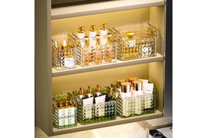 Cosmetics Lipstick Storage Shelf Bathroom Desktop Organizer Storage Box
