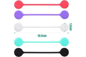 Multi-functional Magnetic Data Cable Organizer Cable Ties Data Cables Type C Silicone Cable Tie Reusable Cable Ties