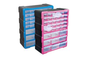 39-Drawer Waterproof Plastic Tool Organizer Cabinet 3-Year Warranty for Hardware Components Craft Materials-Factory Direct Bulk