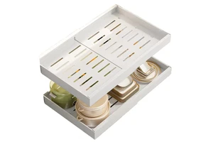 Expandable Precision Dimensions Multifunction Cabinet Organizer Drawer Pull Adhesive Slide Storage Shelf Divider Racks for