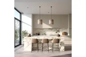 CBMmart Modern Kitchen Cabinet Free Design Ready To Assemble Aluminium Luxury White Kitchen Cabinet Modern Set