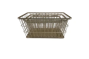 3-Size/3-Pack Stackable Rose Gold Wire Storage Basket for Home Kitchen Cabinet Organizer