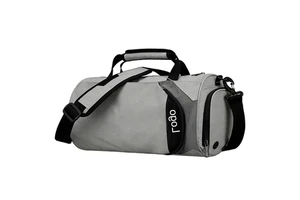 Large Capacity Waterproof Personalized Unisex Outdoor Custom Logo Travel Bag Sport Fitness Gym Duffel Bag With Shoe Compartment