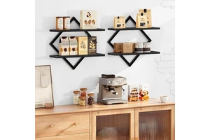Spot Cross-border Wall Storage Rack Living Room Background Wall Vase Ornaments Decorative Rack Home Sundries Storage Rack Simple