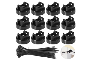 N35-N52 Rubber Coated Industrial Magnets High Tensile Scratch/Corrosion-Proof Cable Holder Anti-Slip Custom Thread 3kg-50kg Pull