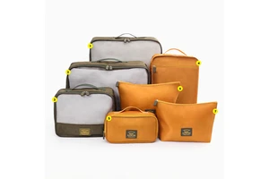 Large-Capacity 7-Piece Suit Storage Bag Classic Design Reusable Square Compressed Dirty Clothes Bag for Travel