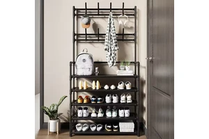 Storage Racking Systems Wall Mounted Clothing Shelves Foldable Shoe Rack