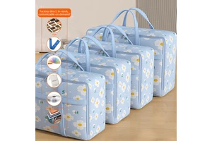 Large-Capacity Quilt Storage Bag, Waterproof and Moisture-Proof Organizer Bag for Clothes, Luggage and Moving
