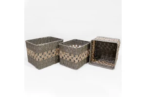 Eco-Friendly Handmade Water Hyacinth Woven Basket Storage for Kids Baby Clothes and Home Organization Needs Vietnam