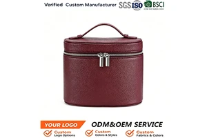 Wholesale Best Seller Makeup Bag Vanity Case Cosmetic Bag with Removable Divider Travel Toiletry Bag for Women