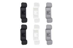 6Pcs Flexible Clips USB Charging Data Line Winder Cables Organizer Kitchen Winder Soft Cord Management Clamp Cord Holder