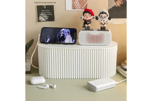 2023 Best Selling Cable Box Cable Management Wire Organizer Socket Storage Boxes & Bins Injection Plastic Mul-tifunction