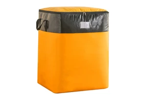 180L Capacity Durable PP Foldable Snake Skin Clothing Organizer Storage Bag for Living Room and Wardrobe Single Tier