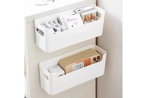Kitchen Wall Storage Rack Large Capacity Storage Container Sundries Organizer Storage Container