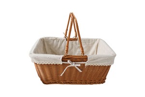 Rattan-style Storage Basket, Flower Basket, Shopping Basket, Plastic Rattan Woven Fruit Basket