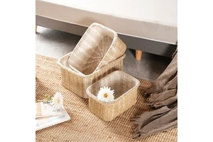 Hot Sell Large Capacity Eco-Friendly Woven Cotton Storage Basket