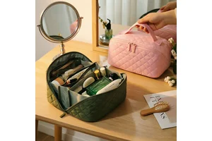 Customizable Fashion Large-Capacity Waterproof Moisture-Resistant Zipper Portable Travel Home for Cosmetics Storage Tote