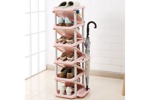 Hot Sale in 2021 Living 6 Layer Shoe Rack Box Organizer Bracket Organizer Shoe Racks