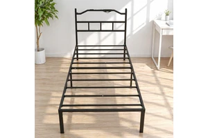 Hot Sale Bedside With Lights Iron Frame Bed With Storage Box American Standard Socket Power Box