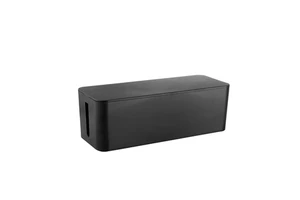Plastic PP Rectangle Storage Box for Wire Cord Cable Organizer Management
