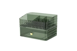 Large Capacity Cosmetic Storage Makeup Organizer with Dividers Drawer Vanity Desk Tidy Lipstick Display Shelf Storage Boxes Bins