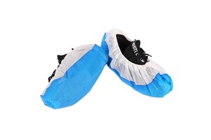 1000pcs One Carton Disposable Blue Soft Antiskid Shoe Cover With CE With High Quality