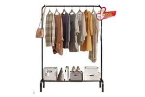 Wheel Clothes Hanger Multifunctional Sample Clothing Display Stand New Design Clothing Garment Rack Clothes Shop Display Rack