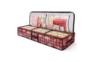 Waterproof Storage Solutions for Christmas Decorations Storage Box Featuring Transparent Viewing Windows Easy Space Saving